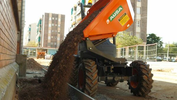 Dumper sur pneus D150AHG à benne pivotante